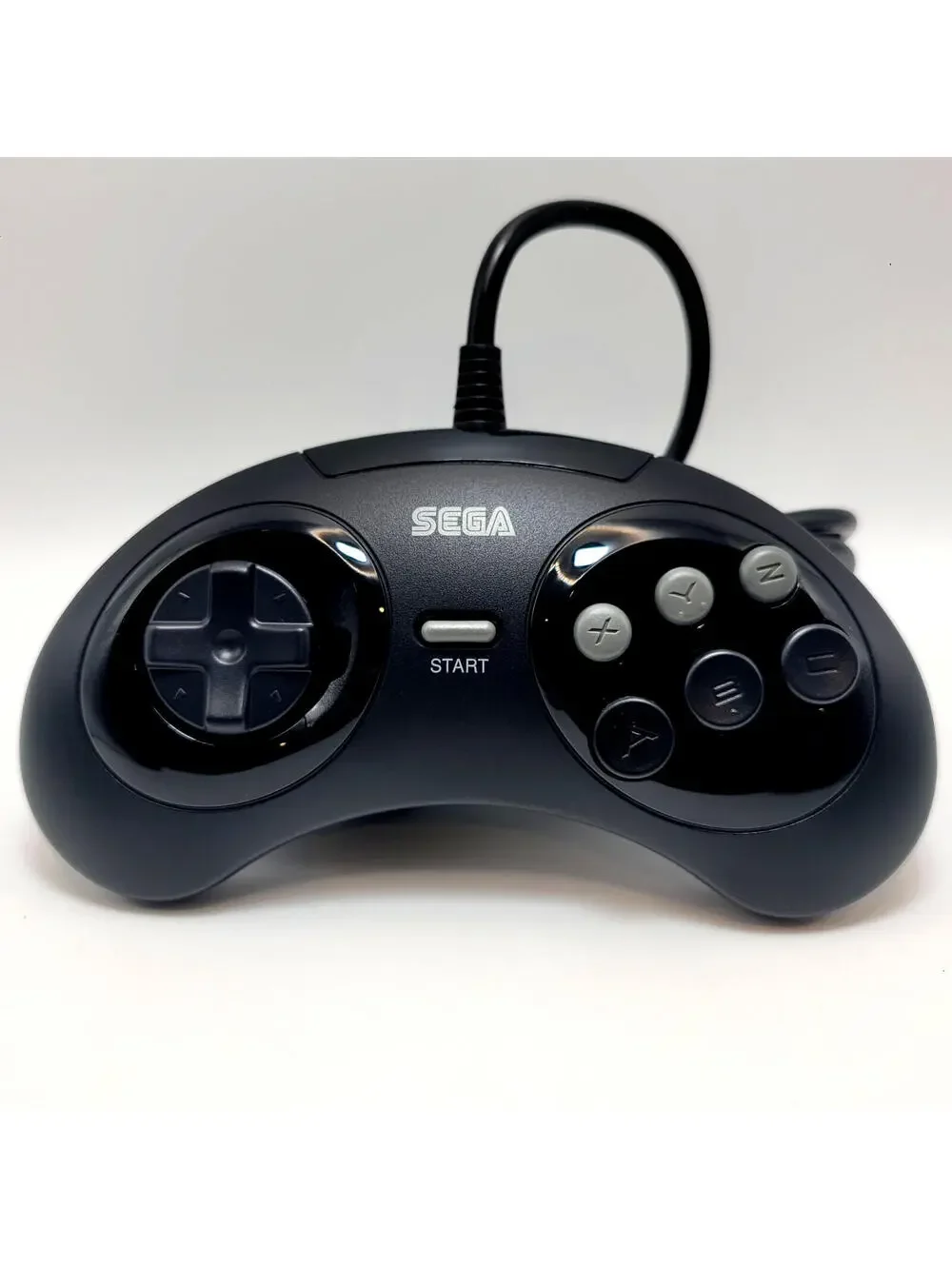 Retro-Bit Official Sega Genesis Controller 6-Button Arcade Pad - Black